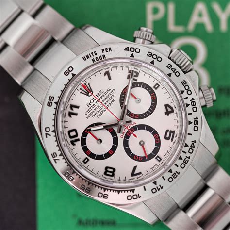 rolex daytona silver racing|rolex daytona prices.